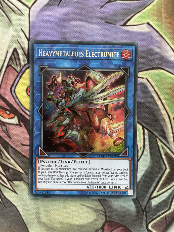 EXFO-EN098 Heavymetalfoes Electrum Secret Rare Unlimited Edition NM Yugioh Card