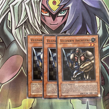 DCR-067 x3 Vilepawn Archfiend Common Excellent Condition Yugioh