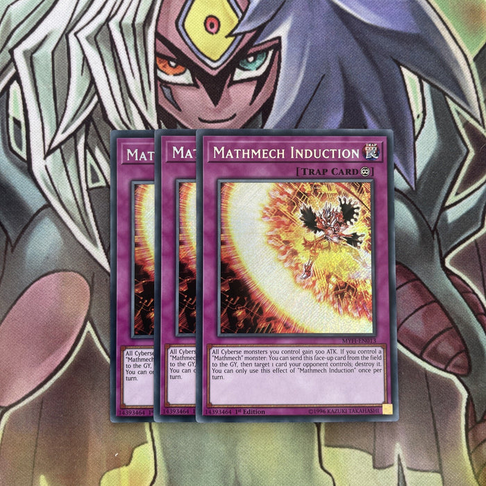 MYFI-EN013 x3 Mathmech Induction Secret Rare Excellent Conditon Yugioh
