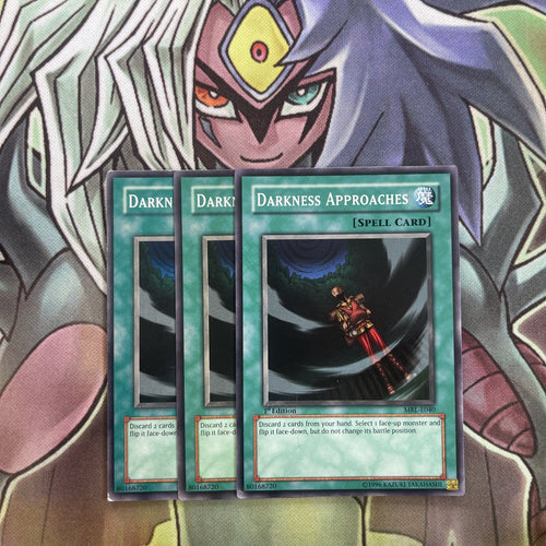 MRL-E040 x3 Darkness Approaches Common Excellent Conditon Yugioh