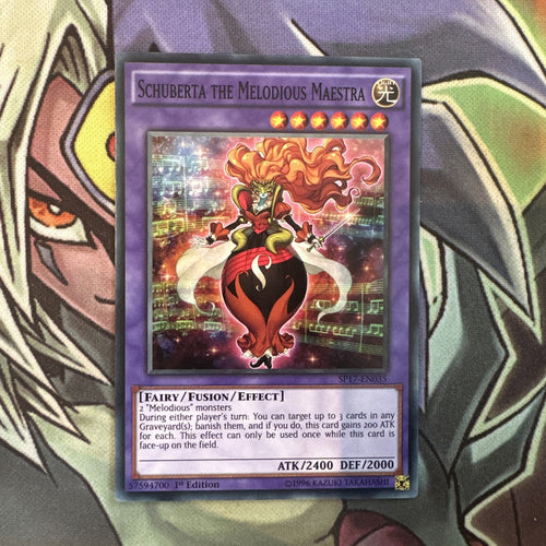 SP17-EN035 Schuberta The Melodious Maestra Common 1st Edition NM Yugioh Card