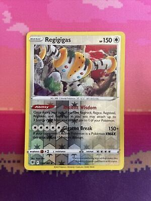 Pokemon Card Regigigas Astral Radiance Reverse Holo Rare 130/189 Near Mint