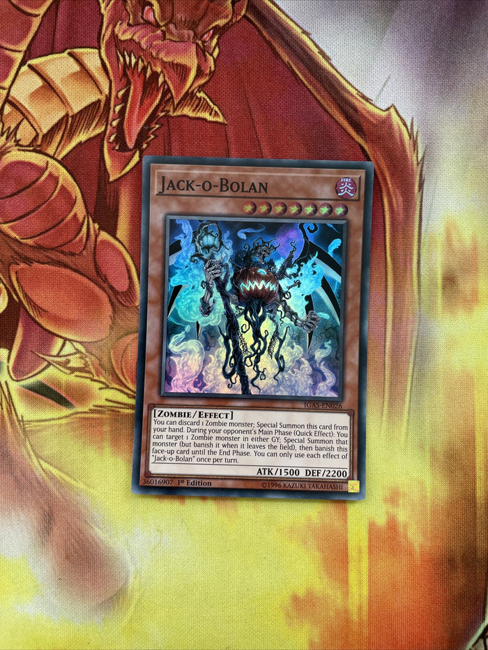 IGAS-EN026 Jack-o-Bolan Super Rare Yugioh Card 1st Edition New