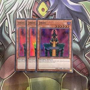 MYFI-EN041 Jinzo Super Rare x3 Excellent Condition Yugioh