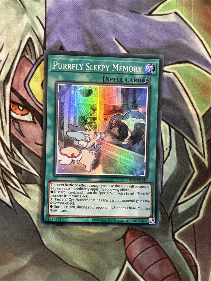 OP24-EN010 Purely Sleepy Memory Super Rare Unlimited Edition NM Yugioh Card