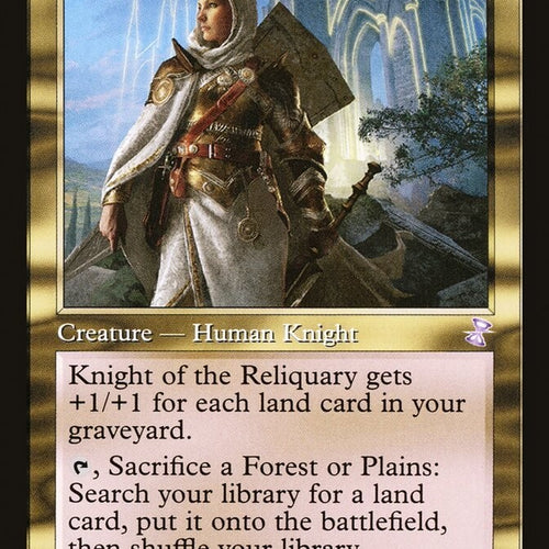 Knight Of The Reliquary Time Spiral Remastered Excellent Magic MTG