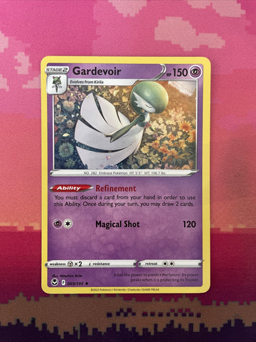 Pokemon Card Gardevoir Silver Tempest Rare 069/195 Near Mint