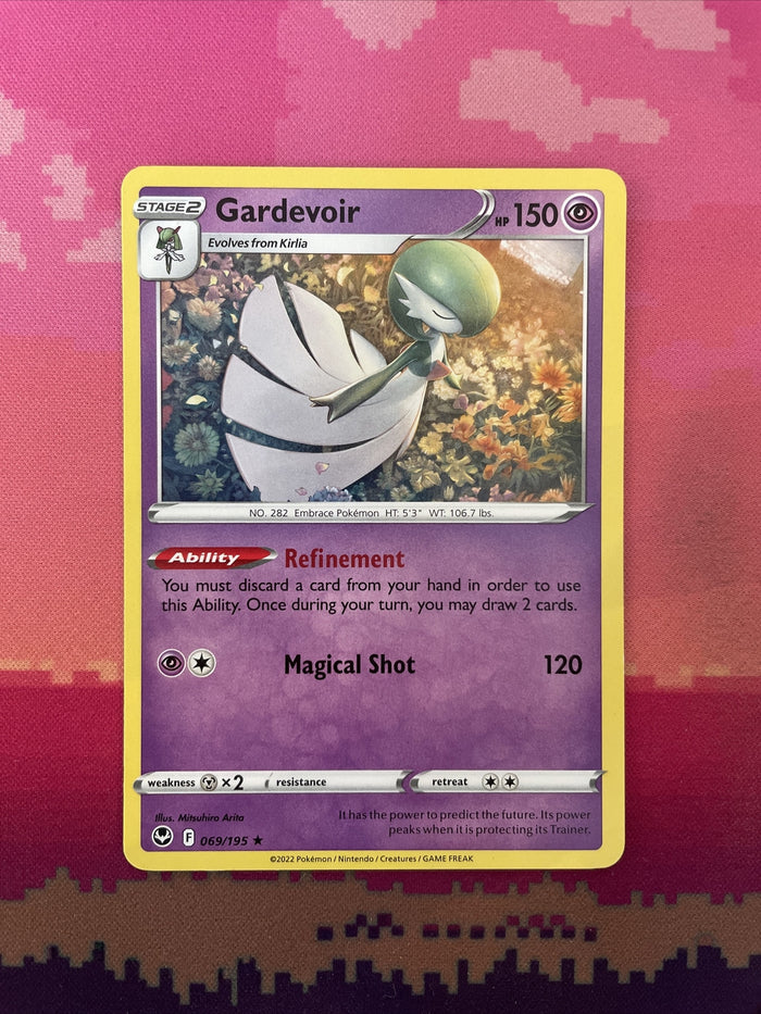Pokemon Card Gardevoir Silver Tempest Rare 069/195 Near Mint