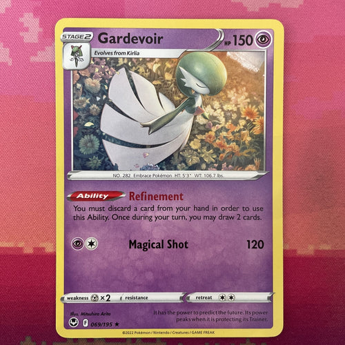 Pokemon Card Gardevoir Silver Tempest Rare 069/195 Near Mint