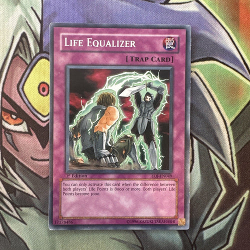 EOJ-EN049 Life Equalizer Rare 1st Edition NM Yugioh Card