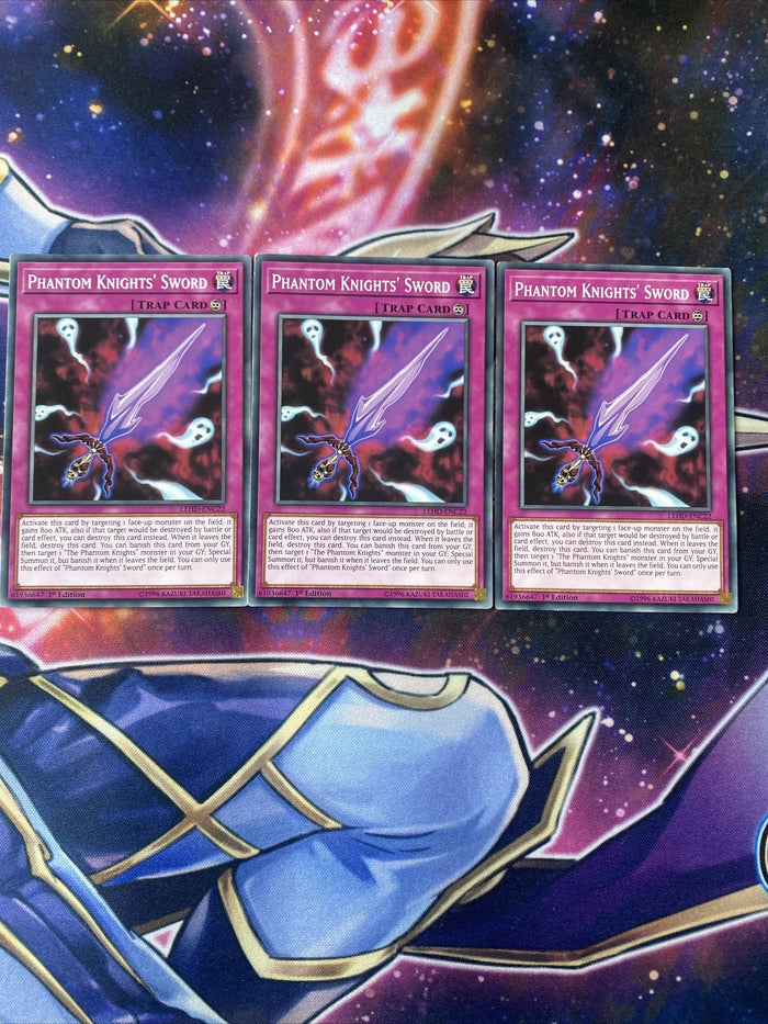 LEHD-ENC22 x3 Phantom Knights' Sword Yugioh Playset