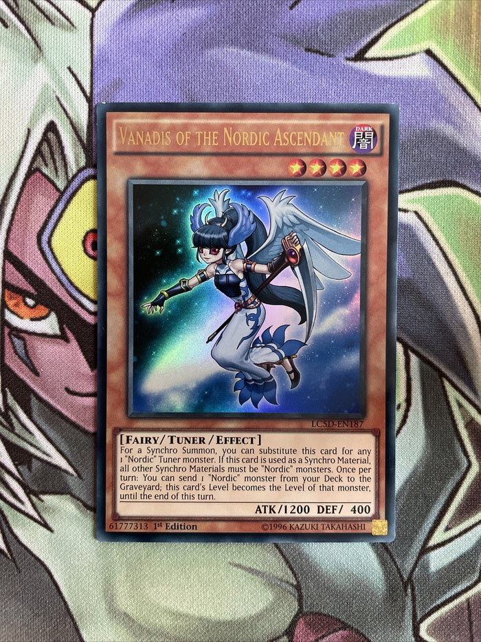 LC5D-EN187 Vanadis Of The Nordic Ascendant Ultra 1st Edition NM Yugioh Card