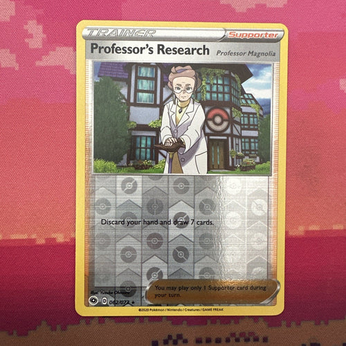 Pokemon Card Professor's Research Champions Path Reverse Holo Rare 062/073 NM