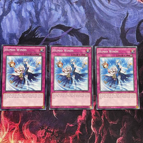 CORE-EN074 x3 Humid Winds Common Yugioh Card 1st Edition