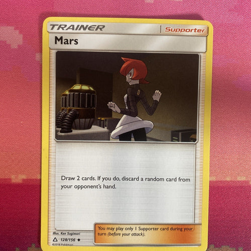 Pokemon Card Mars Ultra Prism Uncommon 128/156 Near Mint