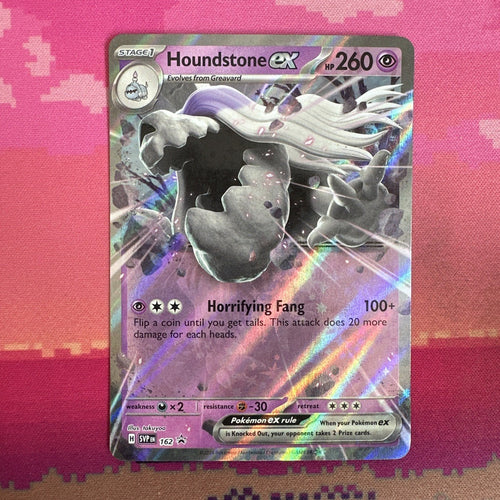 Pokemon Card Houndstone ex 162 Black Star Promo NM