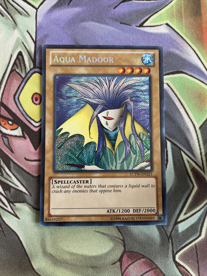 LCYW-EN221 Aqua Madoor Secret Rare UNL Edition NM Yugioh Card