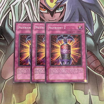 LOD-096 x3 Nutrient Z Common Excellent Condition Yugioh