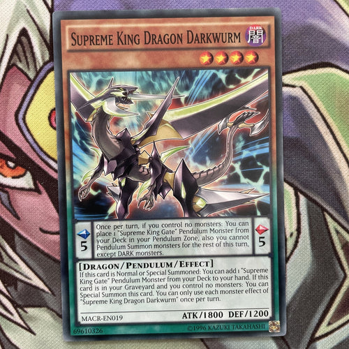 MACR-EN019 Supreme King Dragon Darkwurm Common Unlim Edition NM Yugioh