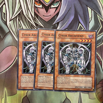 CRV-EN019 x3 Cyber Archfiend Common Excellent Condition Yugioh