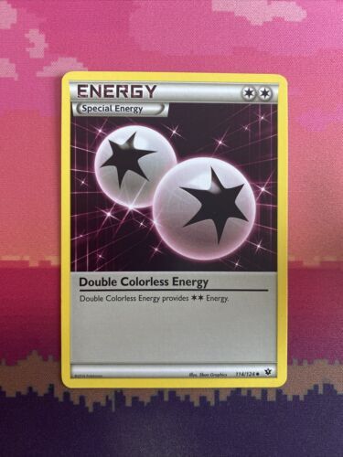 Pokemon Card Double Colorless Energy Uncommon 114/124 Near Mint