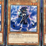 MP18-EN031 x3 Backup Secretary Common 1st Edition Mint Yugioh! Card