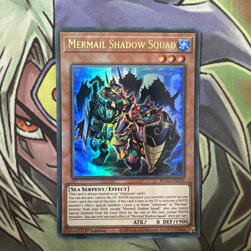 ROTA-EN018 Mermail Shadow Squad Ultra Rare 1st Edition NM Yugioh Card