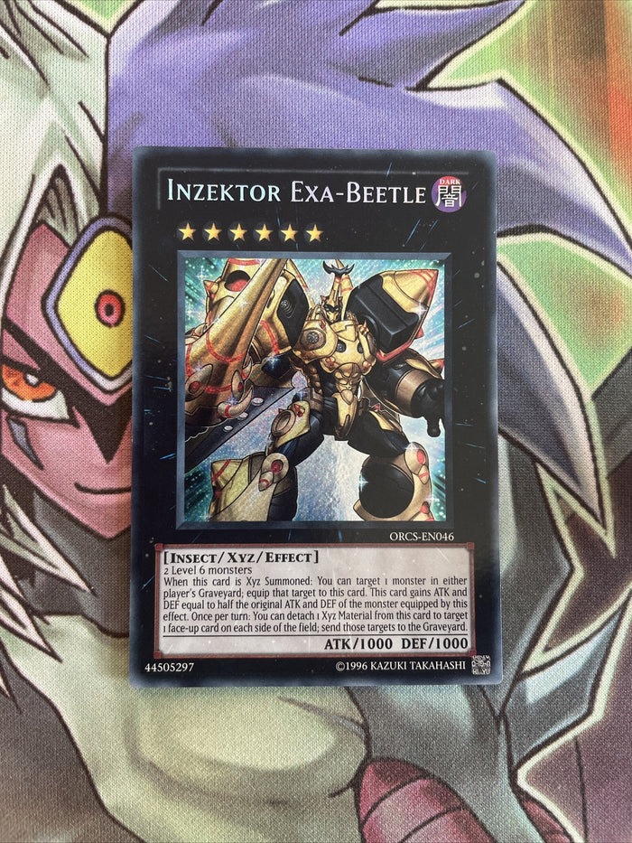 ORCS-EN046 Inzektor Exa-Beetle Secret Rare UNL Edition NM Yugioh Card