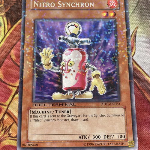 DT01-EN051 Nitro Synchron Rare Duel Terminal Yugioh Card