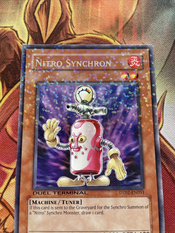 DT01-EN051 Nitro Synchron Rare Duel Terminal Yugioh Card (back)