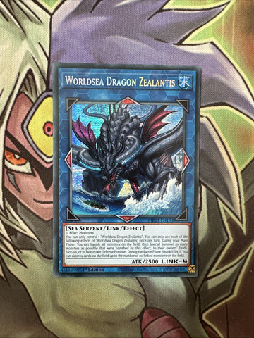MP23-EN193 Worldsea Dragon Zealantis Secret Rare 1st Edition NM Yugioh Card