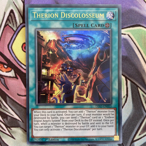 DIFO-EN053 Therion Discolosseum Ultra Rare 1st Edition NM Yugioh Card
