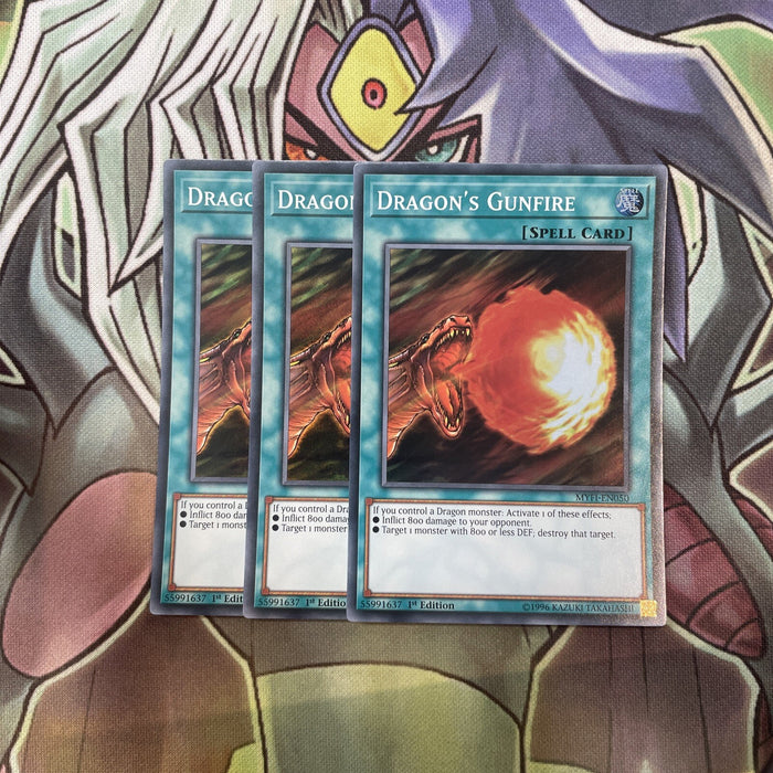 MYFI-EN050 Dragon's Circle Super Rare x3 Excellent Condition Yugioh