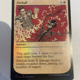 Fireball SHOWCASE FOIL - Battle for Baldur's Gate Excellent MTG