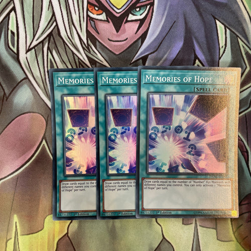 DANE-EN099 x3 Memories of Hope Super Rare Excellent Condition Yugioh