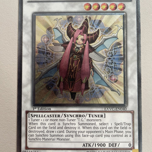 YuGiOh! T.G. Wonder Magician EXVC-EN040 Ultimate Rare 1st Edition NM Card