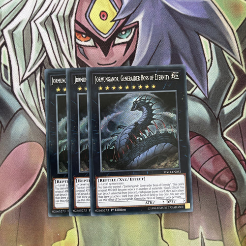 MYFI-EN033 x3 Jormungandr, Generaider Boss of Eternity Secret Excellent Yugioh