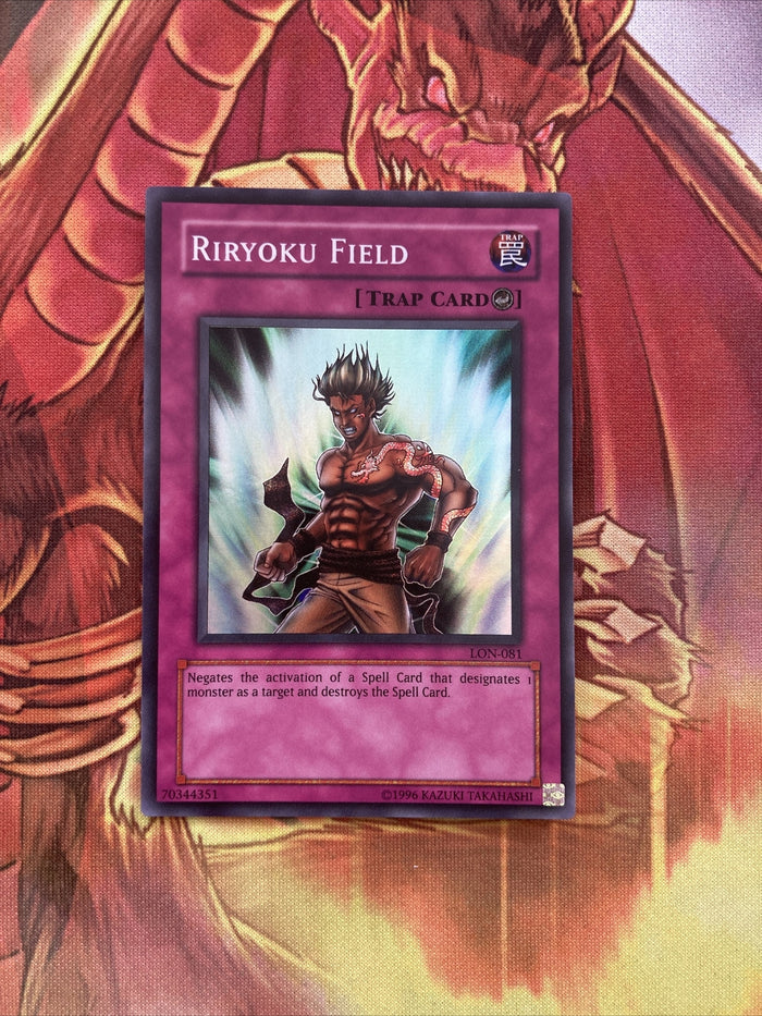 lon-081 Riryoku Field Unltd Ed (NM) Super Rare Yugioh!