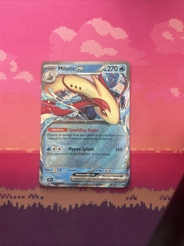 Pokemon Card Milotic ex 042/191 Double Rare Surging Sparks Near Mint