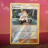 Pokemon Card Sophocles Burning Shadows Reverse Holo 123/147 Near Mint