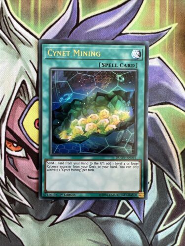 DUOV-EN095 Cynet Mining Ultra Rare 1st Edition NM Yugioh Card