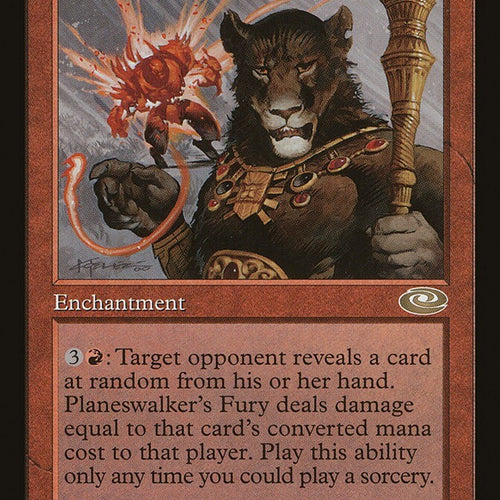 Planeswalker's Fury - Planeshift Rare Excellent Magic MTG