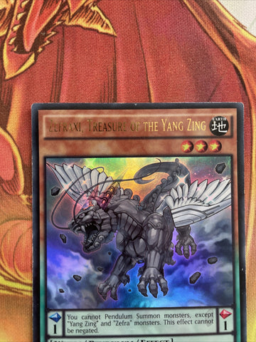CROS-EN024  Zefraxi, Treasure of the Yang Zing- Ultra Rare - 1st Edition Yugioh (back)