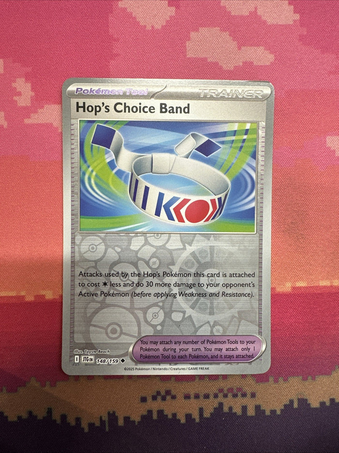 Pokemon Card Hop's Choice Band Journey Together Reverse Holo  148/159 NM