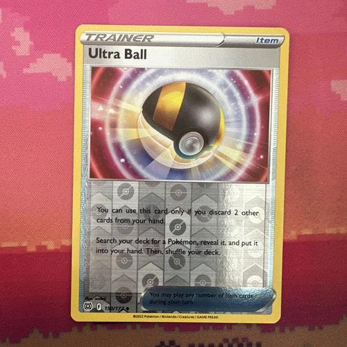 Pokemon Card Ultra Ball Brilliant Stars Reverse Holo 150/172 Near Mint
