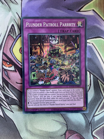 ETCO-EN091 Plunder Patroll Parrrty Super Rare 1st Edition NM Yugioh Card