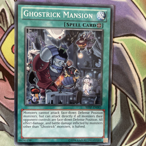 SHSP-EN062 Ghostrick Mansion Common Unlimited Edition NM Yugioh Card