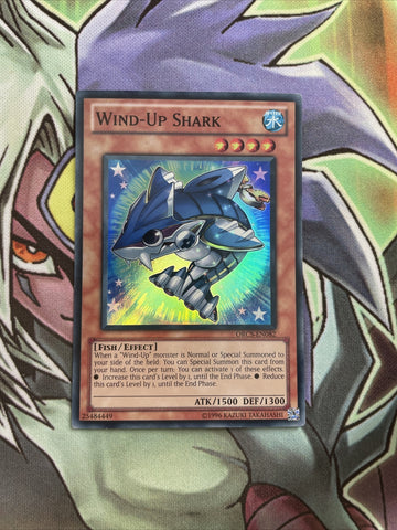 ORCS-EN082 Wind-Up Shark Super Rare UNL Edition NM Yugioh Card