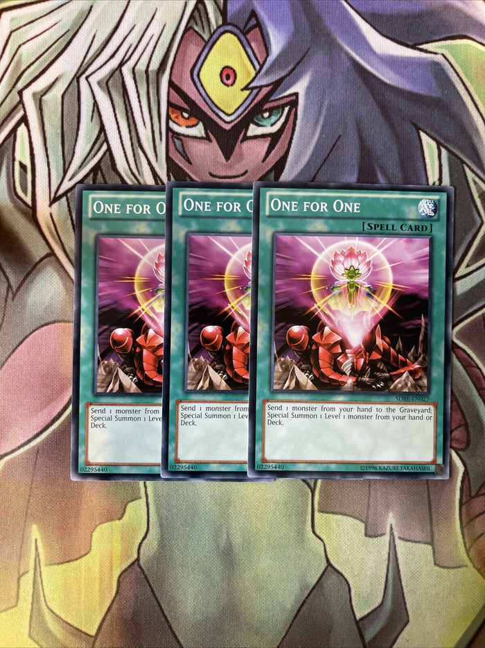 SDBE-EN027 x3 One for One Common Excellent Condition Yugioh