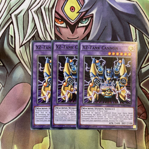 SDKS-EN044 x3 XZ-Tank Cannon Common Excellent Condition Yugioh